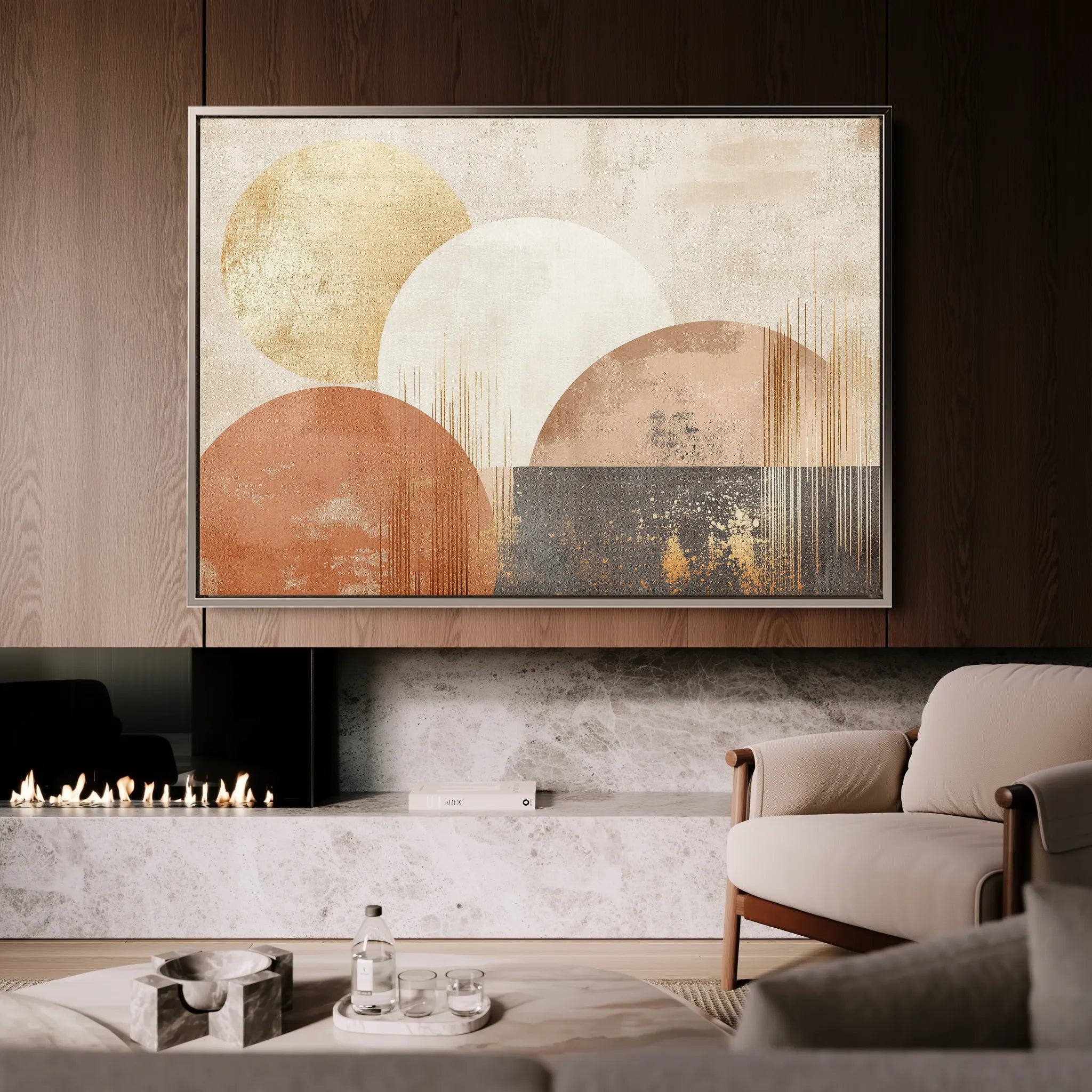 Boho Canvas Wall Art WAD145-BH 90 x 60 cm / Stretched on hidden frame
