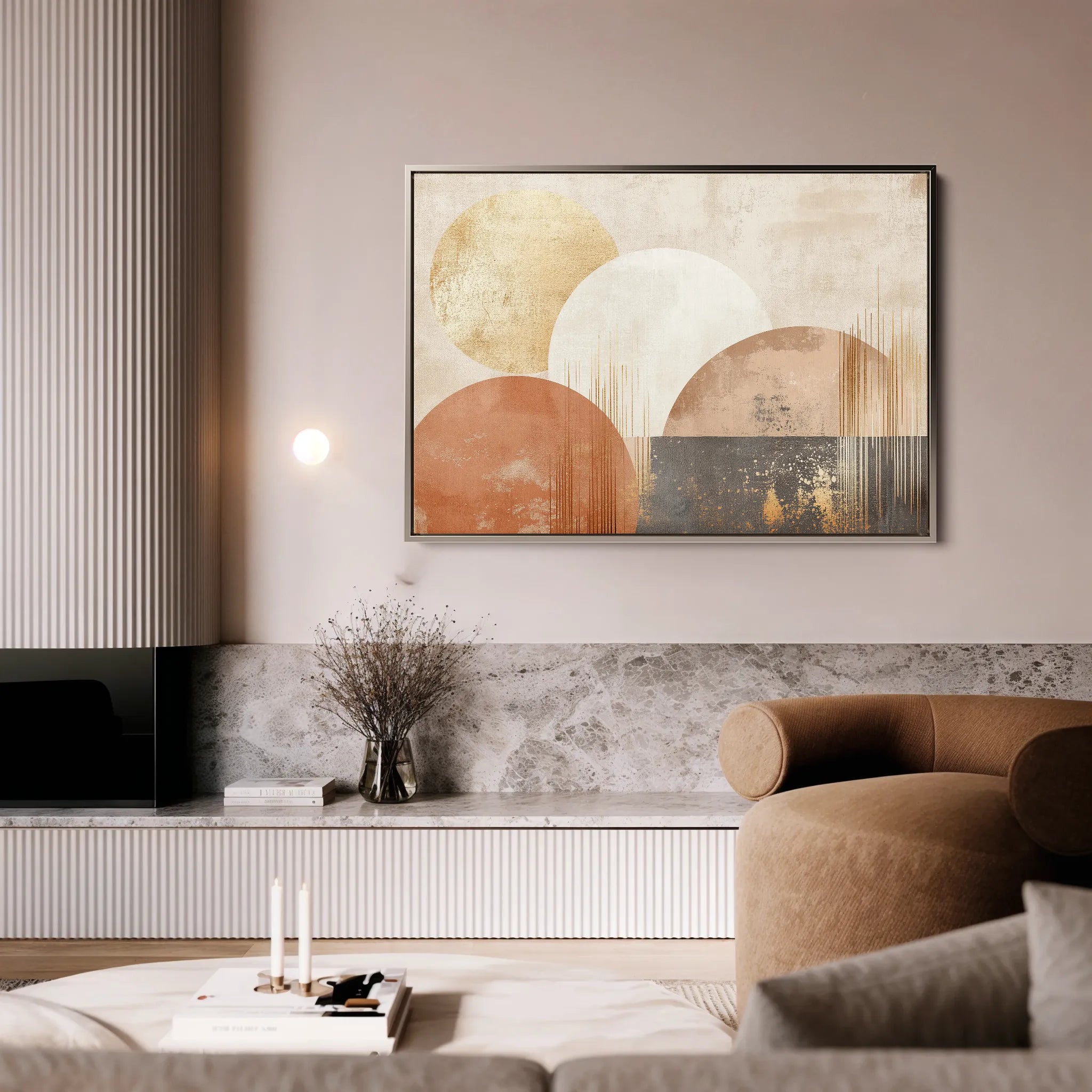 Boho Canvas Wall Art WAD145-BH 90 x 60 cm / Stretched on hidden frame