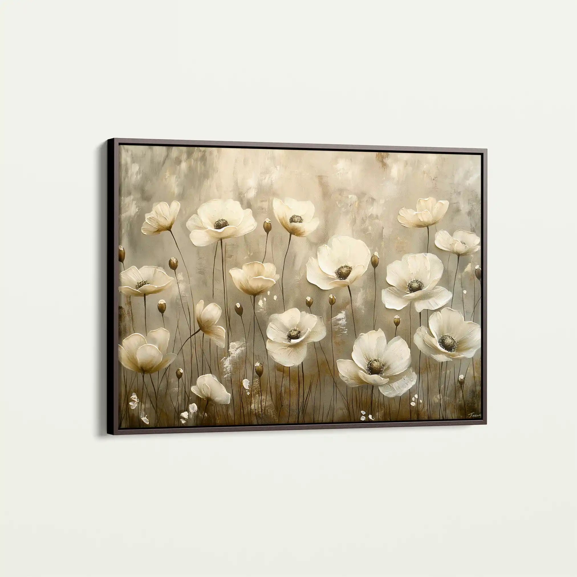Floral Canvas Wall Art WAD145-F 90 x 60 cm / Stretched on hidden frame