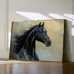 Horses 145 Canvas Art 90 x 60 cm / Stretched on hidden frame