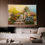 Landscape 145 Canvas Art 90 x 60 cm / Stretched on hidden frame