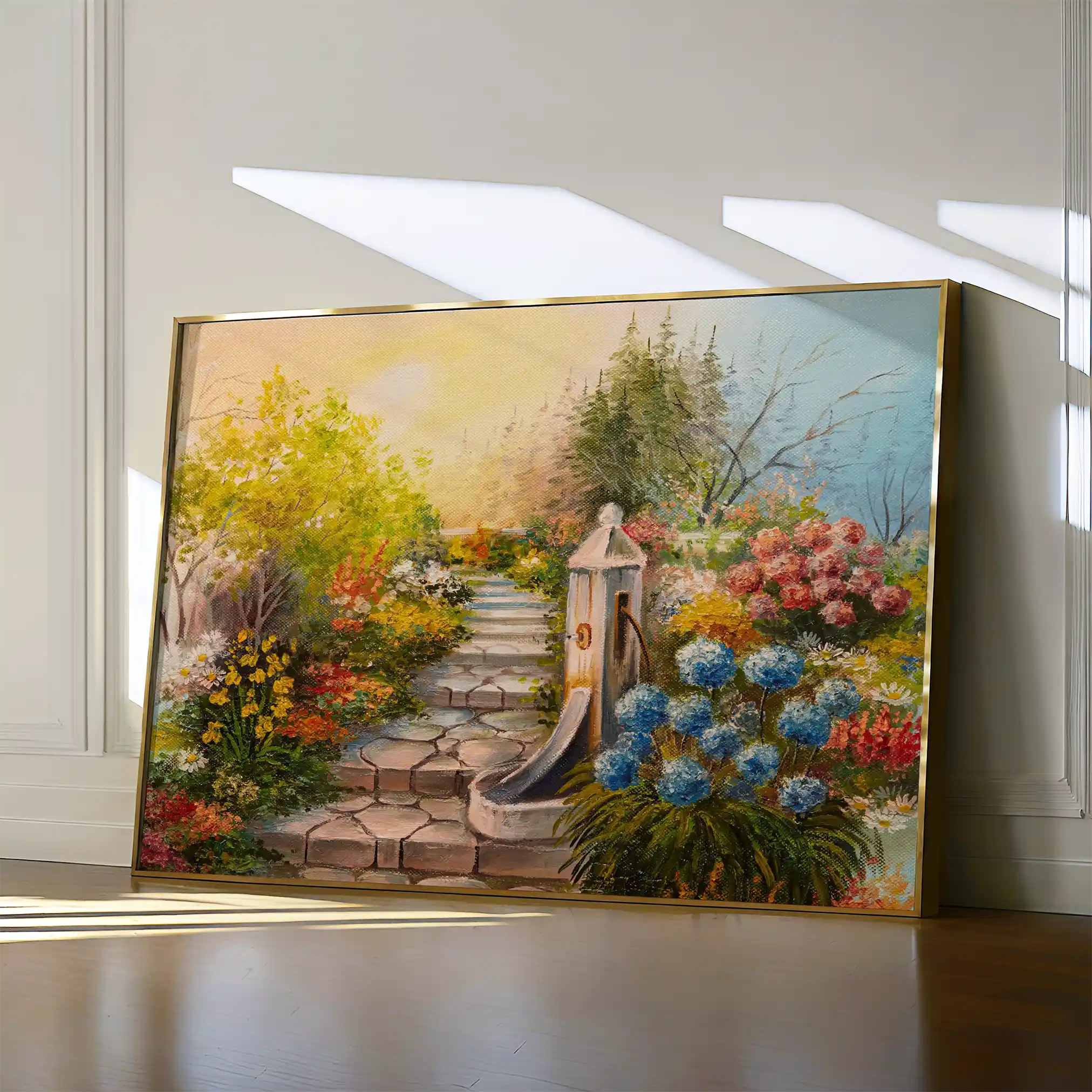 Landscape 145 Canvas Art 90 x 60 cm / Stretched on hidden frame