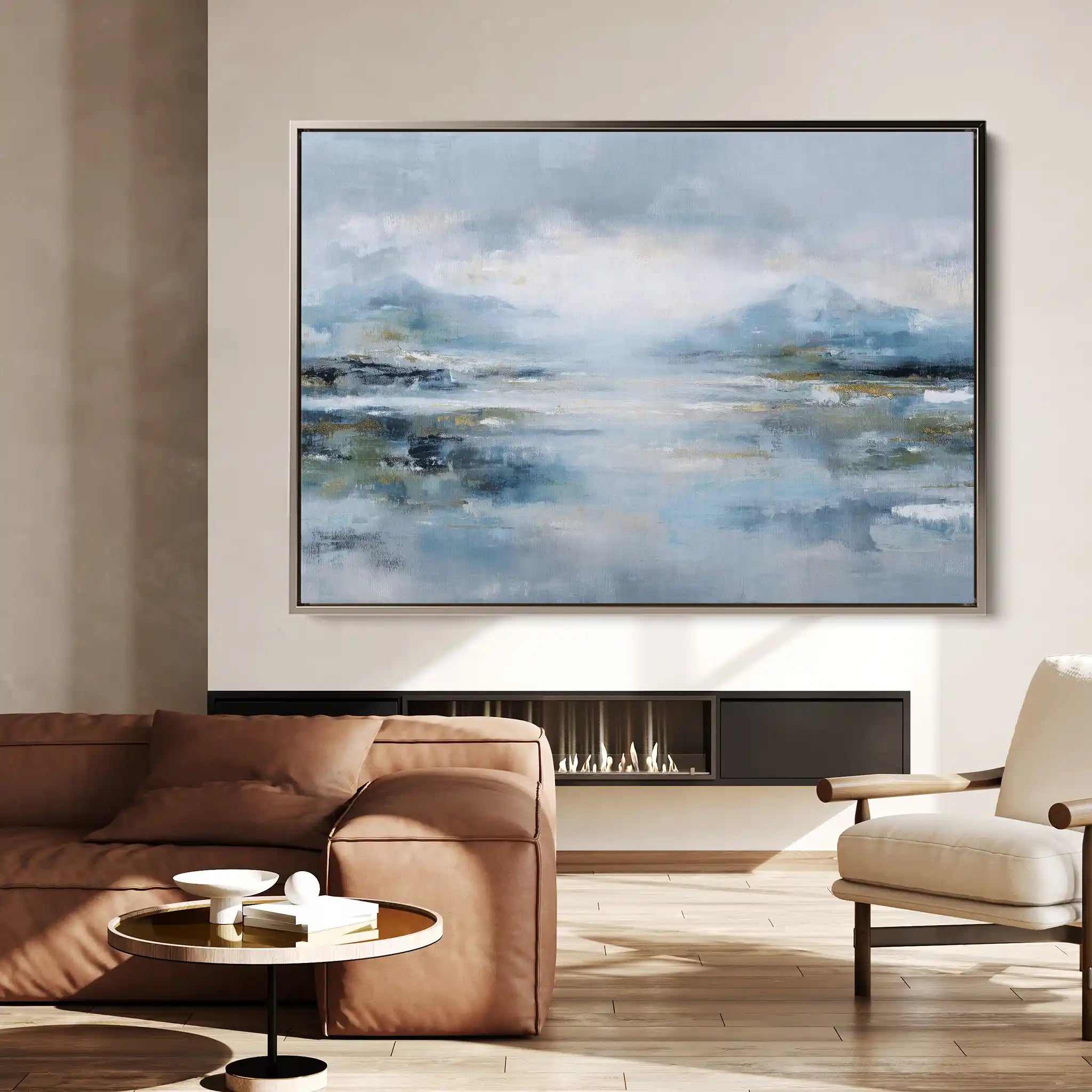 Abstract 1451 Canvas Art 60 x 40 cm / Stretched on hidden frame