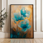 Floral Canvas Wall Art WAD1451-F 90 x 60 cm / Stretched on hidden frame