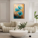 Floral Canvas Wall Art WAD1451-F 90 x 60 cm / Stretched on hidden frame