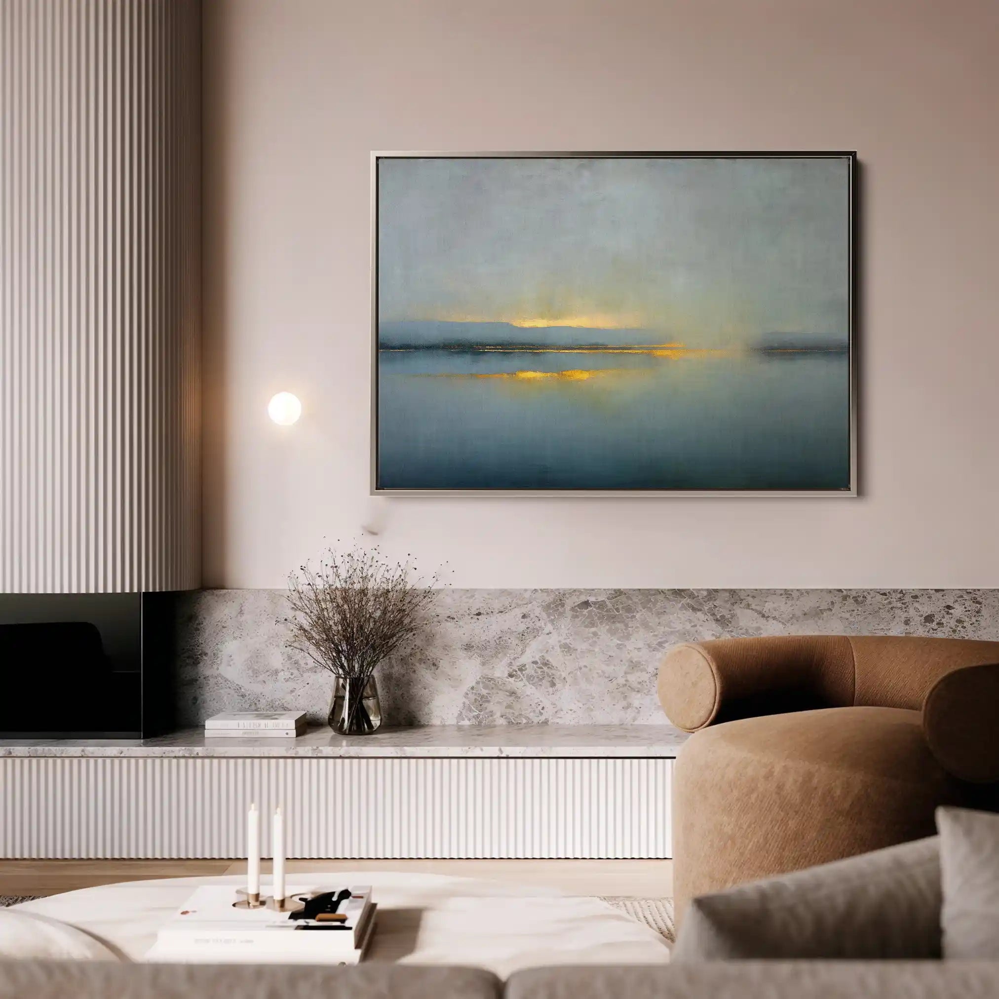Abstract 1453 Canvas Art 60 x 40 cm / Stretched on hidden frame