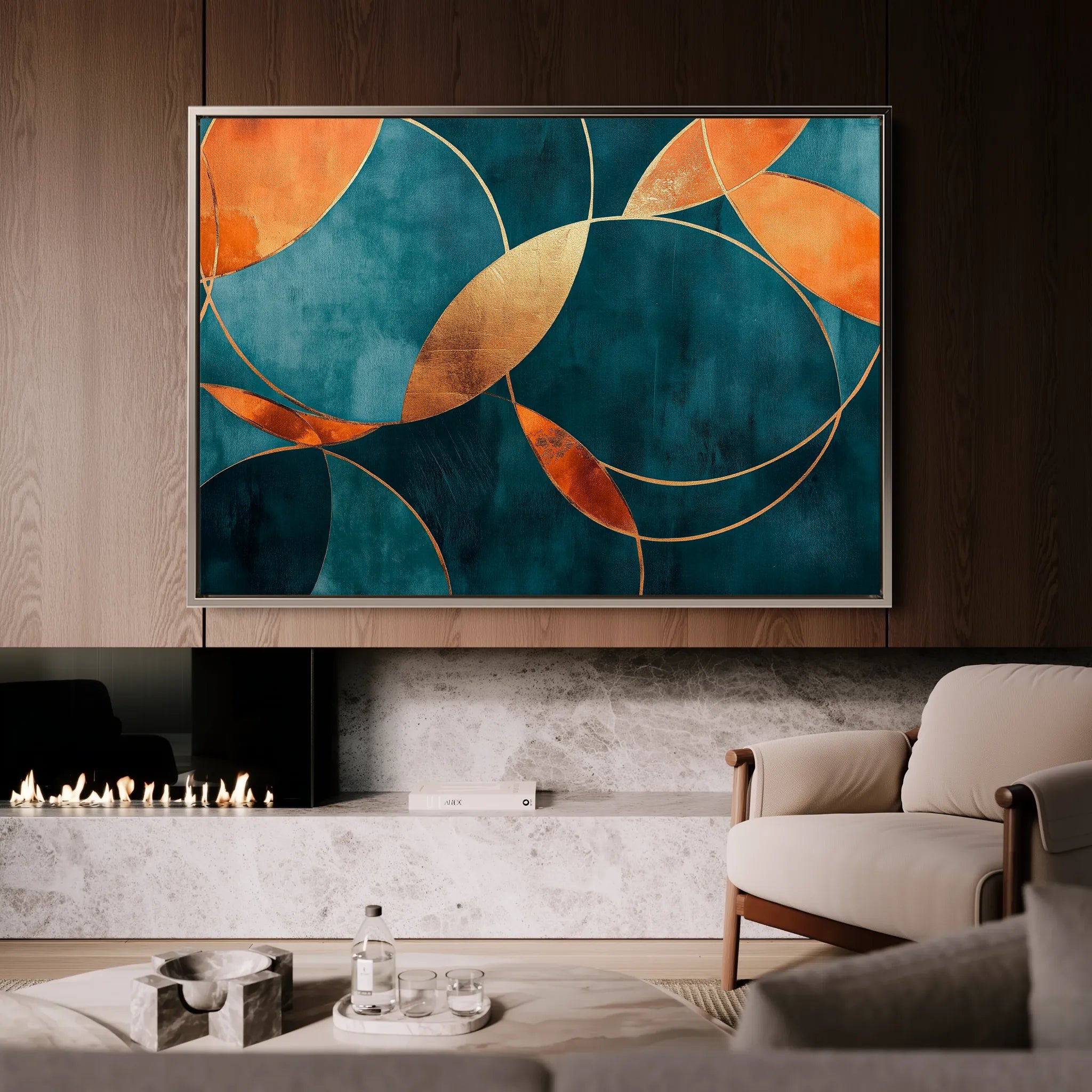 Boho Canvas Wall Art WAD146-BH 90 x 60 cm / Stretched on hidden frame
