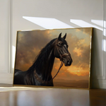 Horses 146 Canvas Art 90 x 60 cm / Stretched on hidden frame