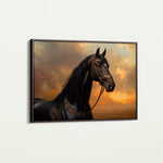 Horses 146 Canvas Art 90 x 60 cm / Stretched on hidden frame