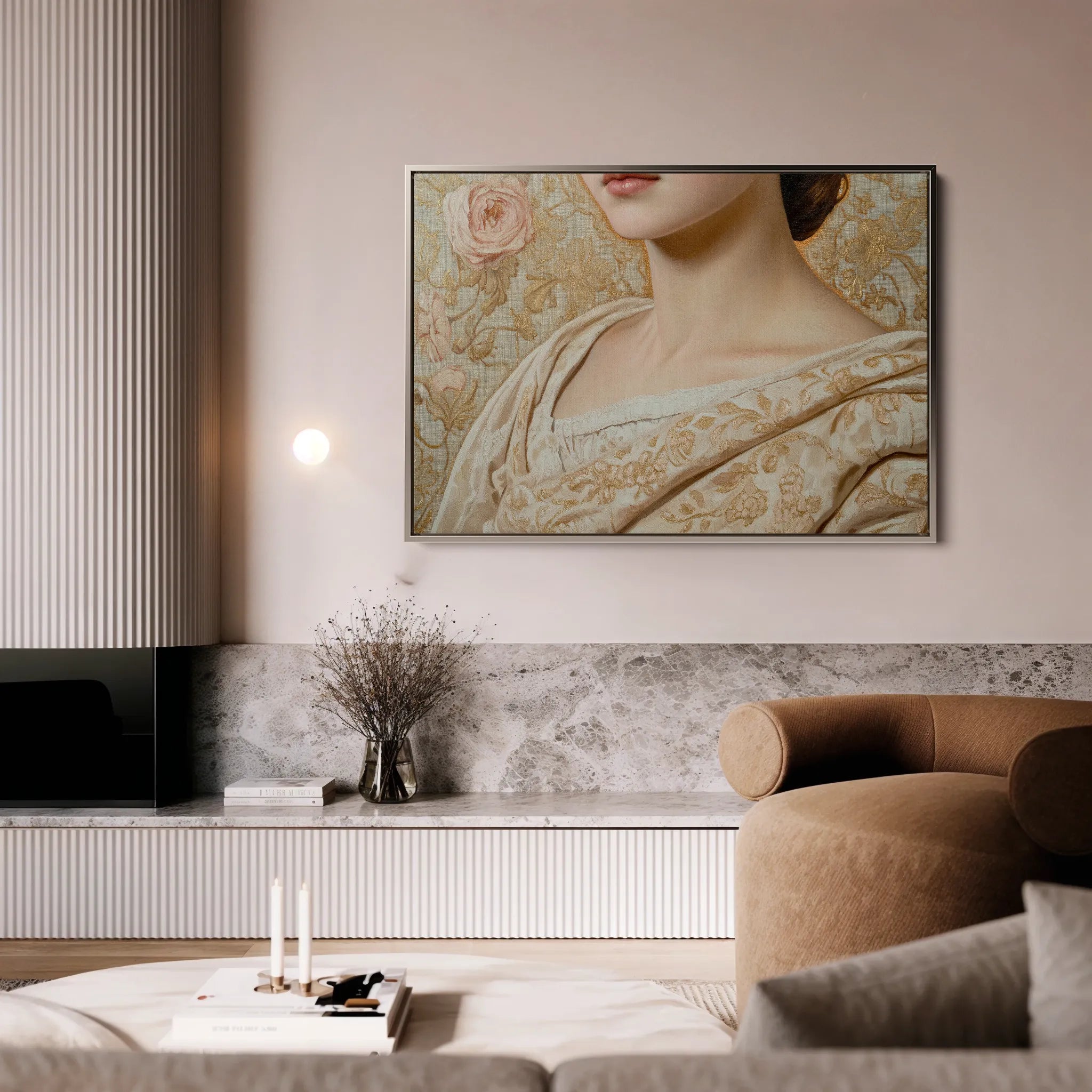 Portrait Canvas Wall Art WAD146-P 90 x 60 cm / Stretched on hidden frame