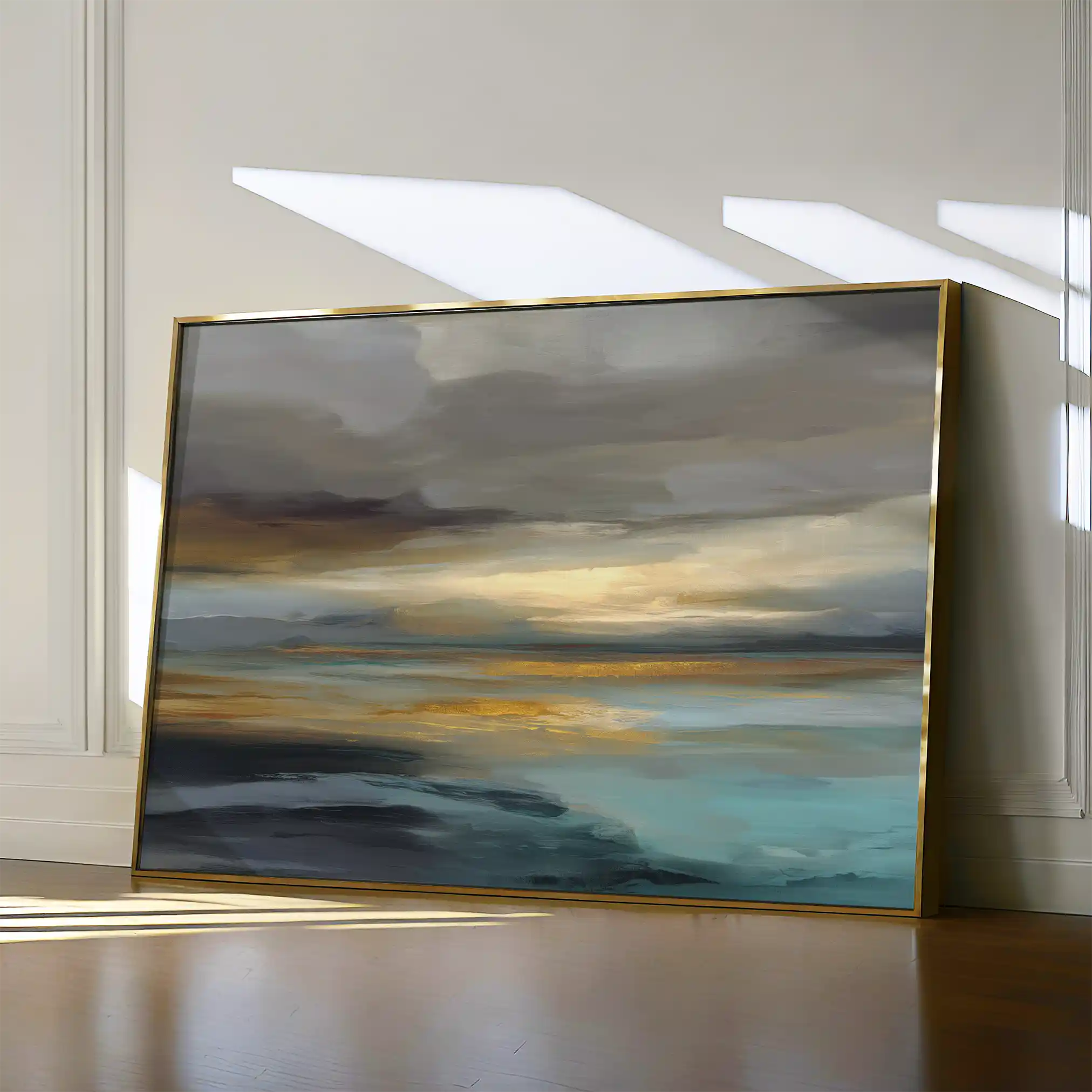 Abstract 1460 Canvas Art 60 x 40 cm / Stretched on hidden frame