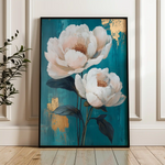 Floral Canvas Wall Art WAD1460-F 90 x 60 cm / Stretched on hidden frame