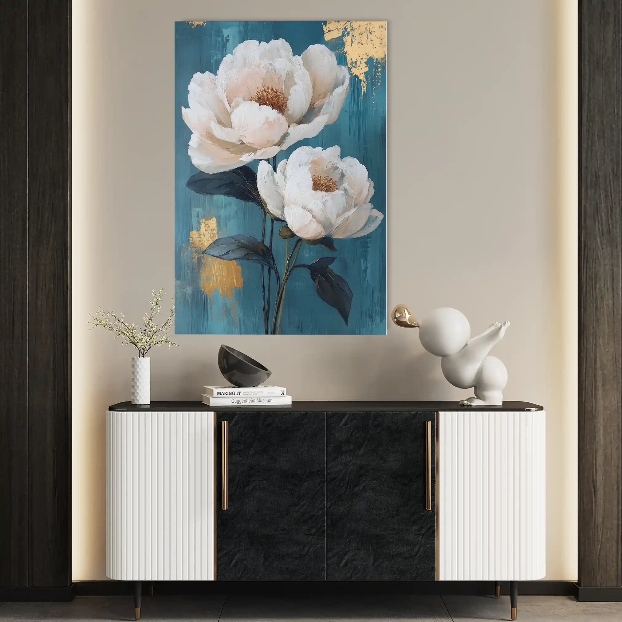 Floral Canvas Wall Art WAD1460-F 90 x 60 cm / Stretched on hidden frame