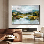 Abstract 1461 Canvas Art 60 x 40 cm / Stretched on hidden frame