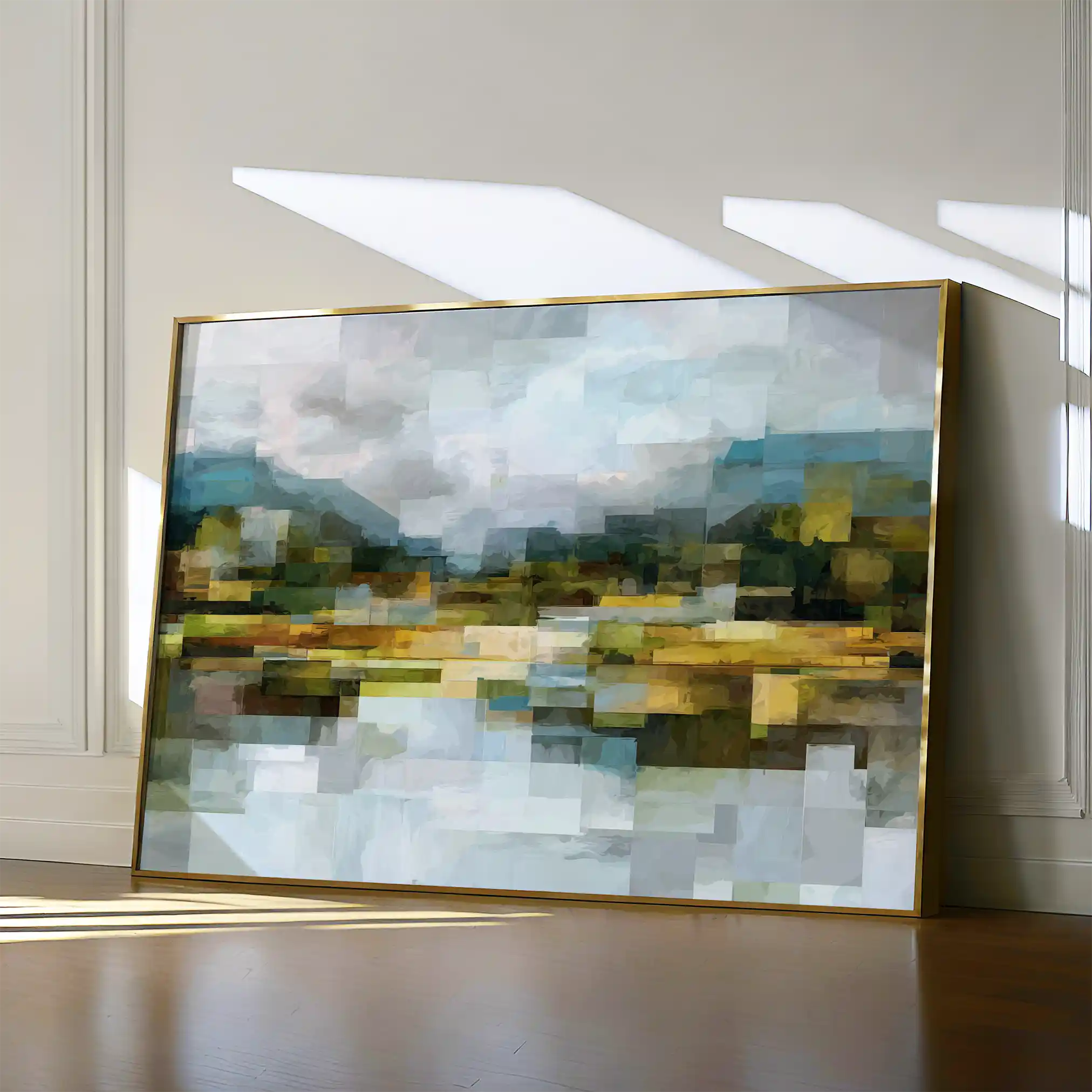 Abstract 1461 Canvas Art 60 x 40 cm / Stretched on hidden frame