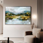Abstract 1461 Canvas Art 60 x 40 cm / Stretched on hidden frame
