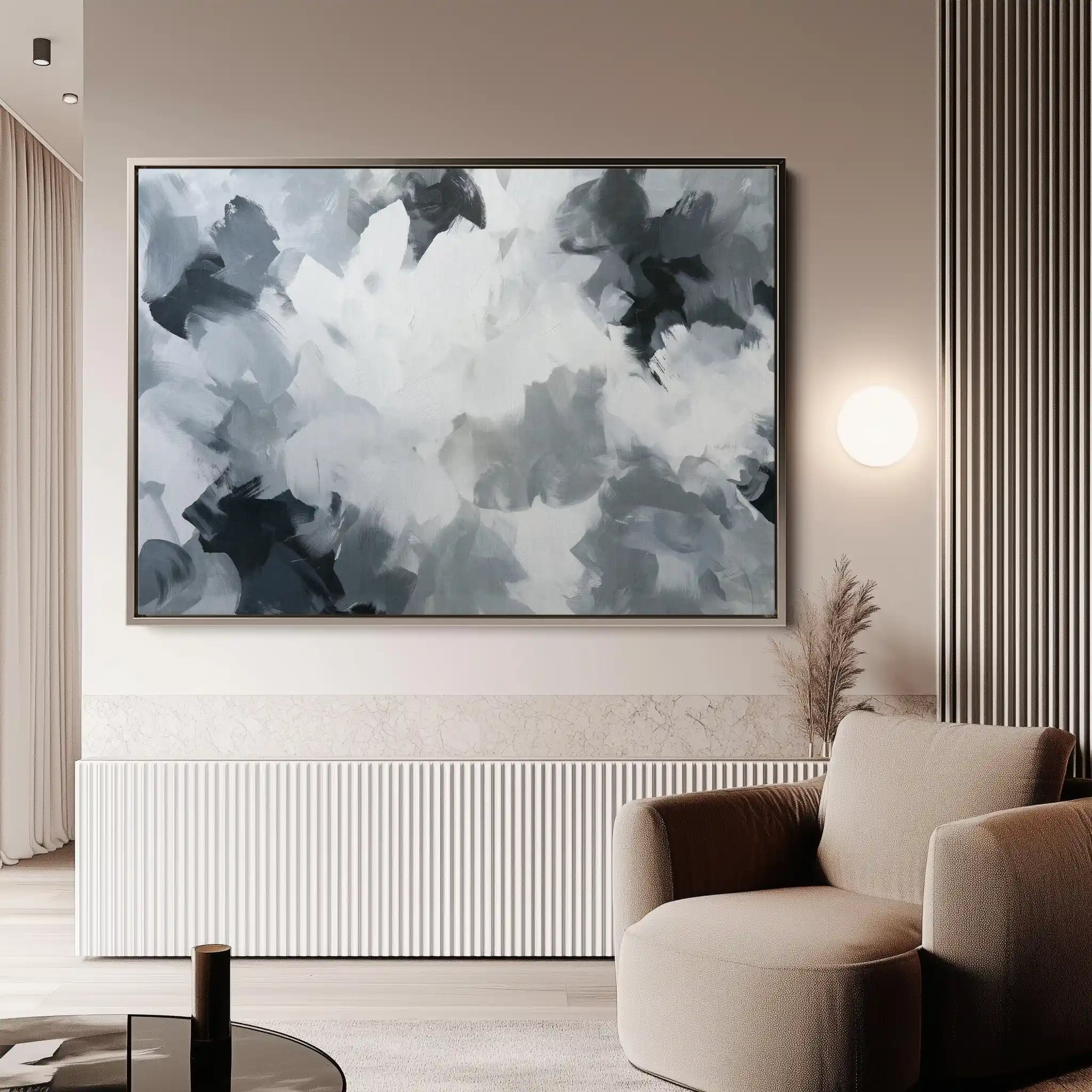 Abstract 1462 Canvas Art 60 x 40 cm / Stretched on hidden frame