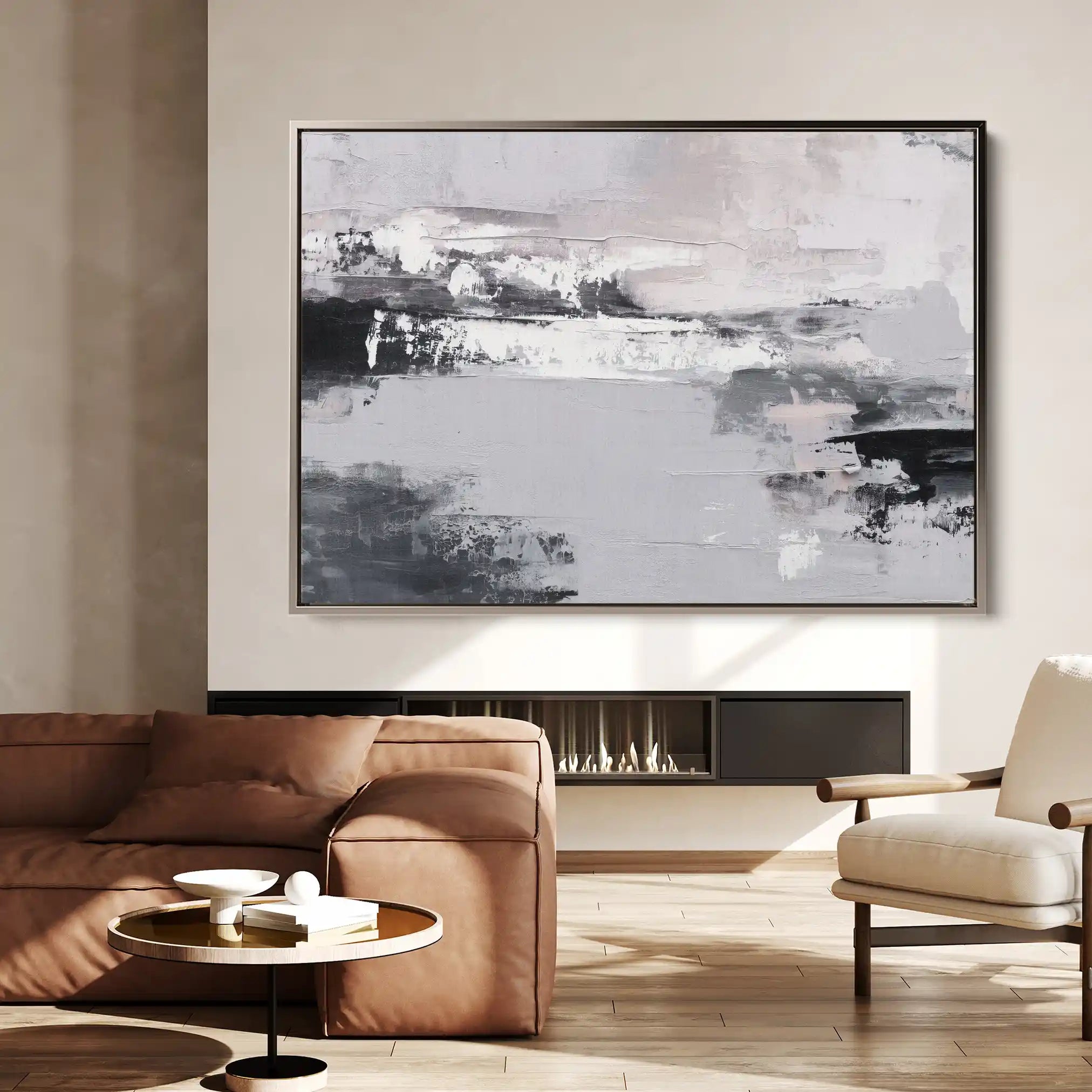 Abstract 1463 Canvas Art 60 x 40 cm / Stretched on hidden frame