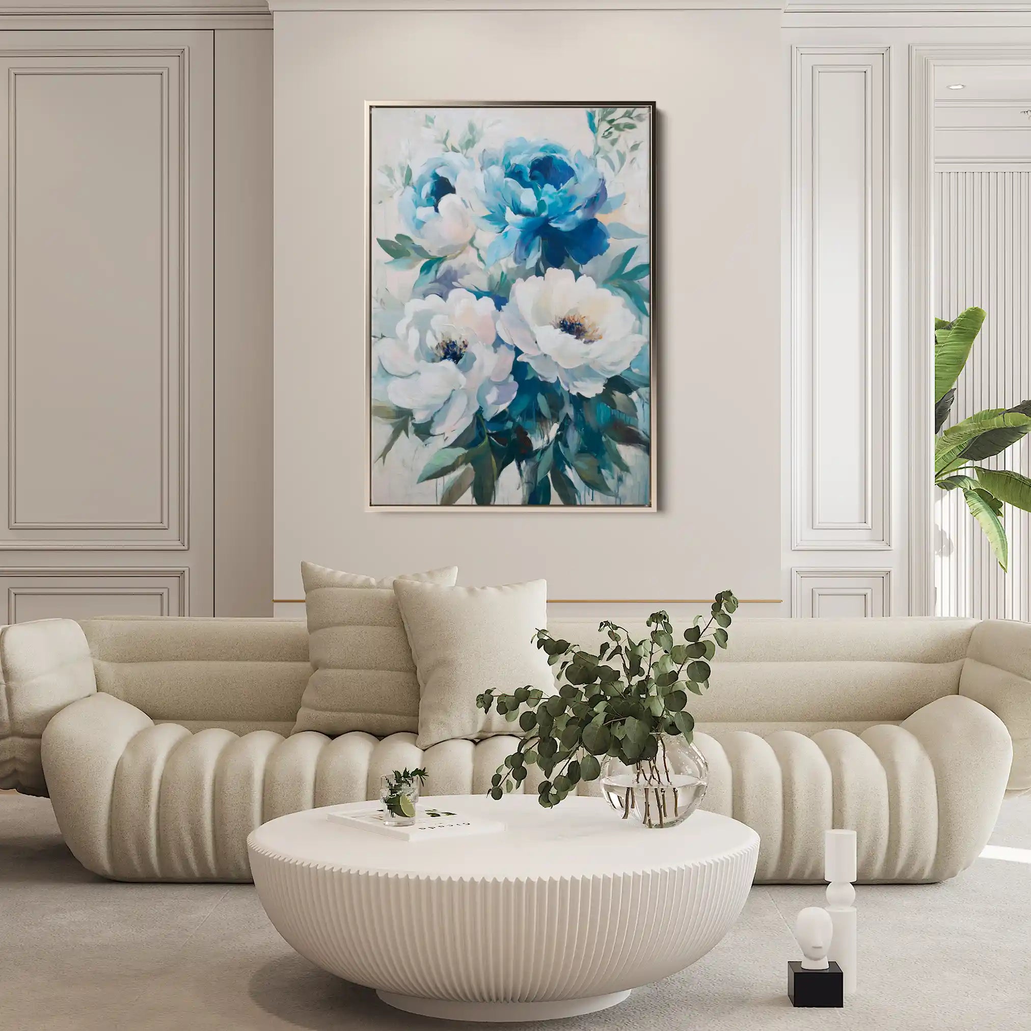 Floral Canvas Wall Art WAD1463-F 90 x 60 cm / Stretched on hidden frame
