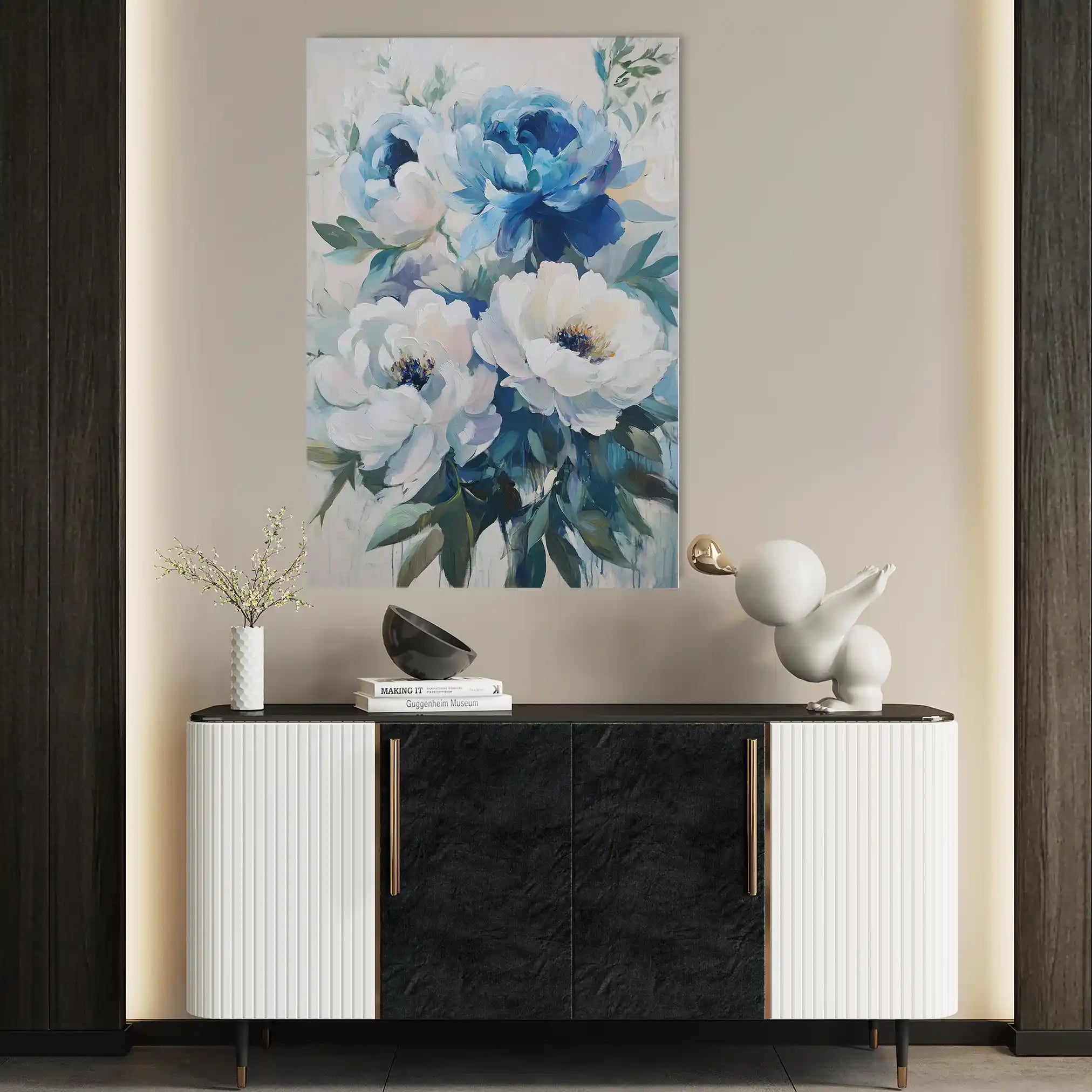 Floral Canvas Wall Art WAD1463-F 90 x 60 cm / Stretched on hidden frame