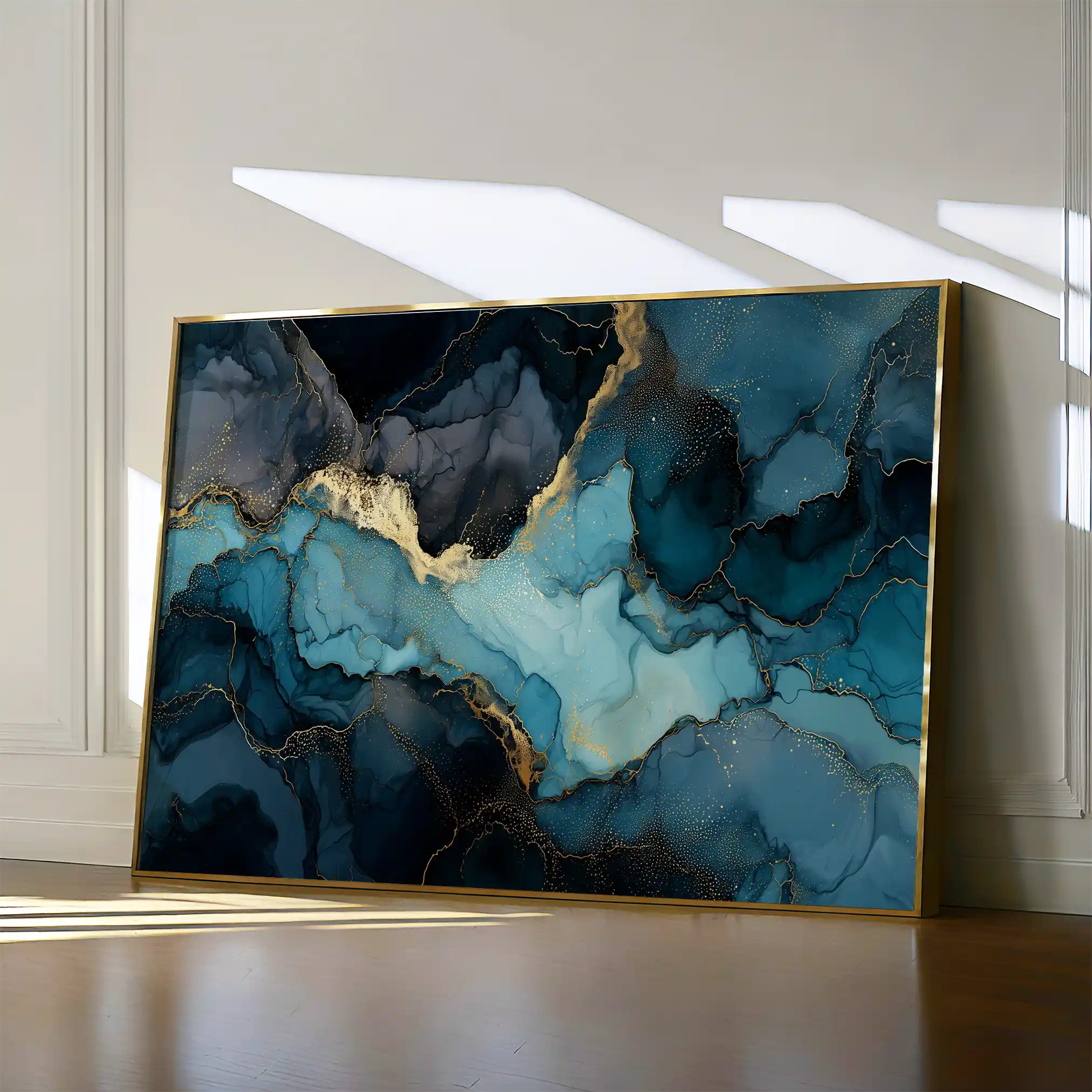 Abstract 1465 Canvas Art 60 x 40 cm / Stretched on hidden frame