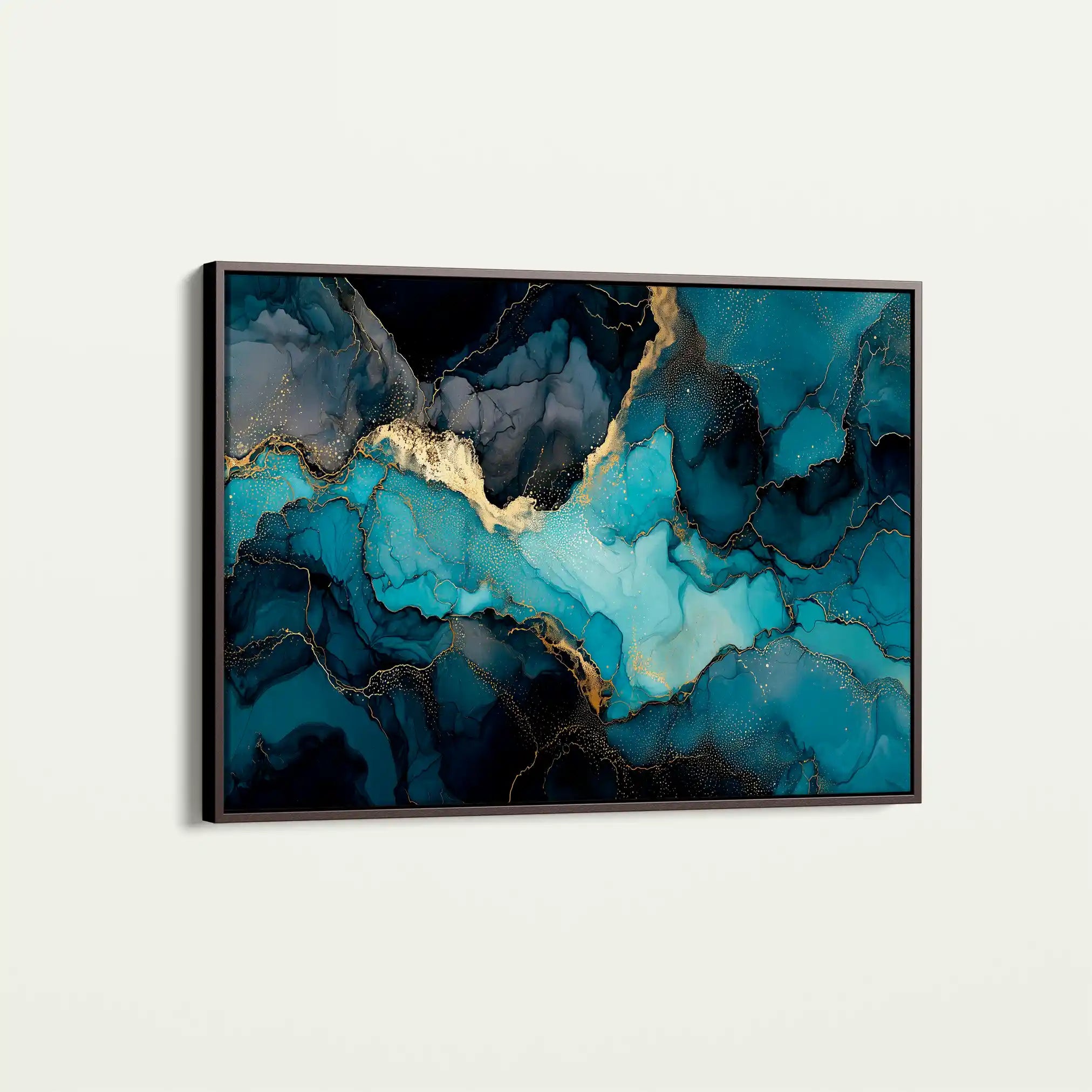 Abstract 1465 Canvas Art 60 x 40 cm / Stretched on hidden frame