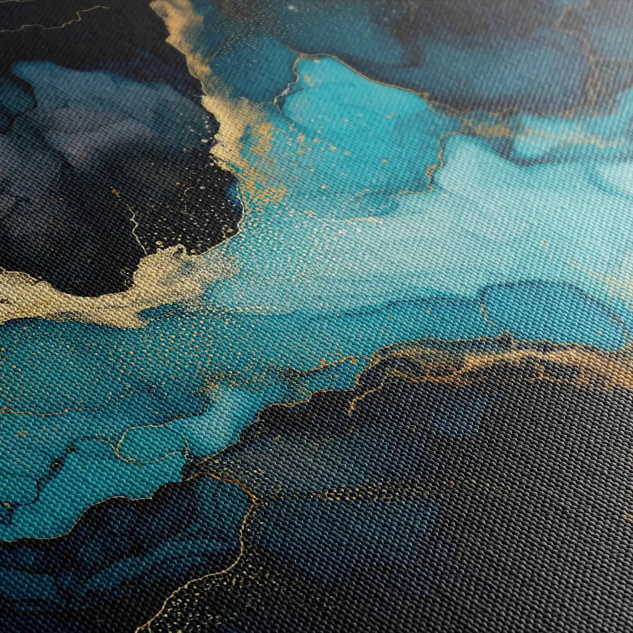 Abstract 1465 Canvas Art 60 x 40 cm / Stretched on hidden frame