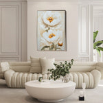 Floral Canvas Wall Art WAD1465-F 90 x 60 cm / Stretched on hidden frame