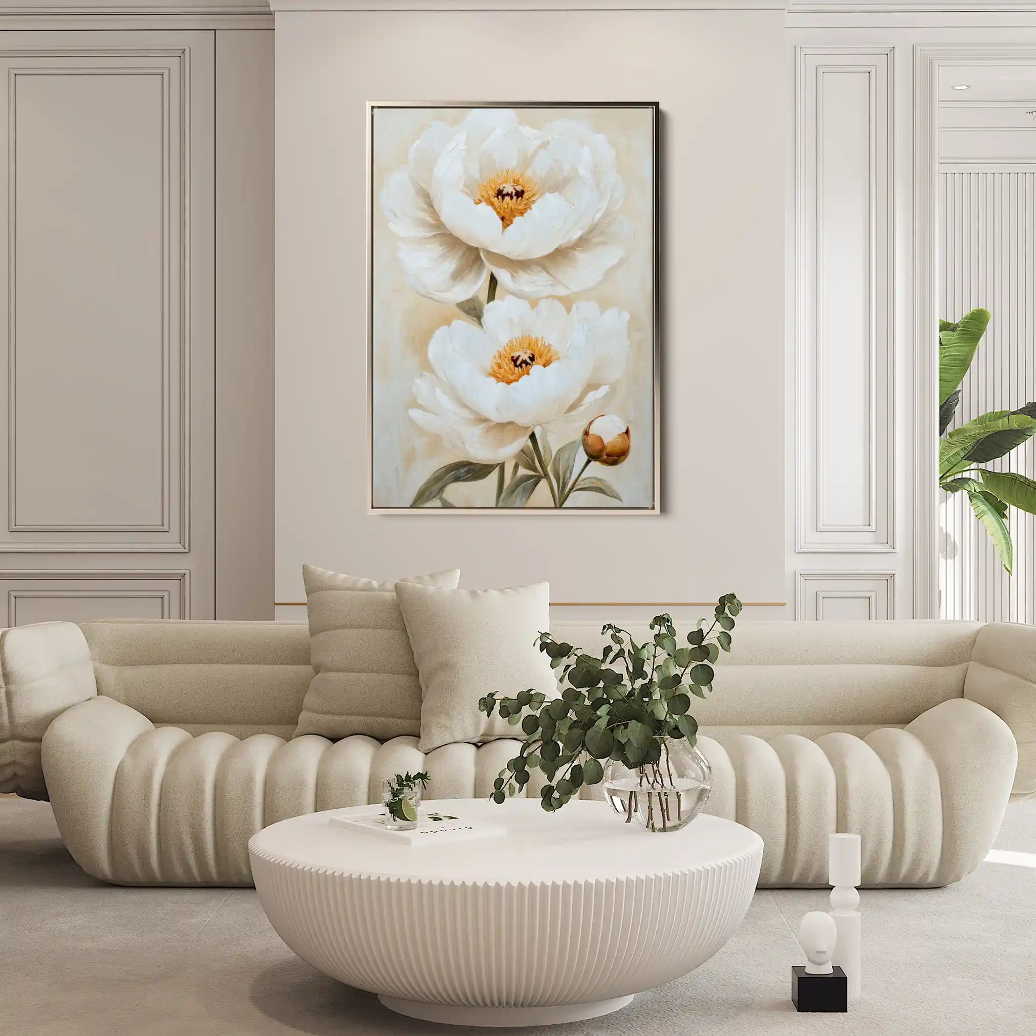 Floral Canvas Wall Art WAD1465-F 90 x 60 cm / Stretched on hidden frame