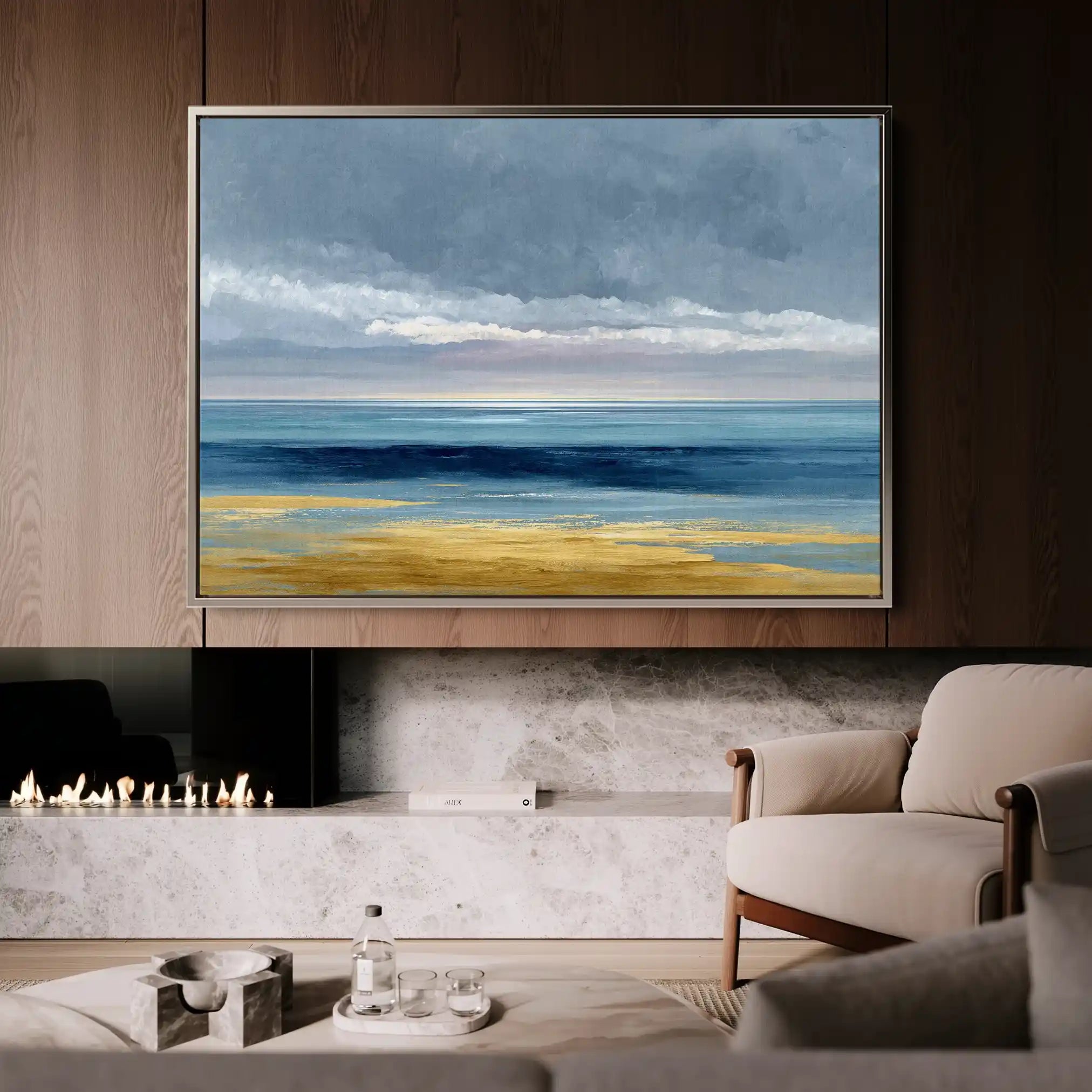 Abstract 1467 Canvas Art 60 x 40 cm / Stretched on hidden frame