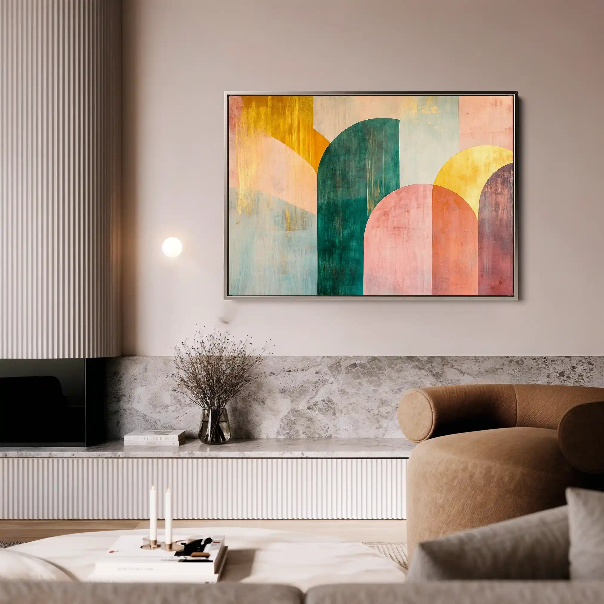 Boho 147 Canvas Art 90 x 60 cm / Stretched on hidden frame