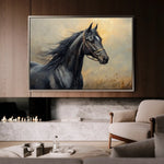 Horses 147 Canvas Art 90 x 60 cm / Stretched on hidden frame