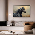 Horses 147 Canvas Art 90 x 60 cm / Stretched on hidden frame