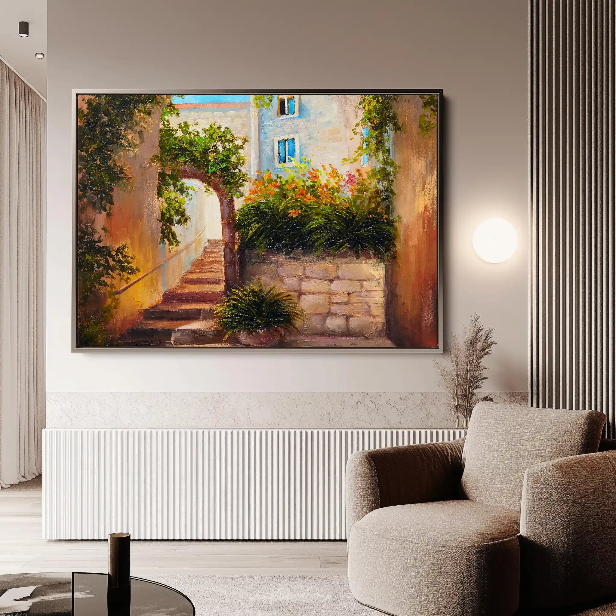 Landscape 147 Canvas Art 90 x 60 cm / Stretched on hidden frame