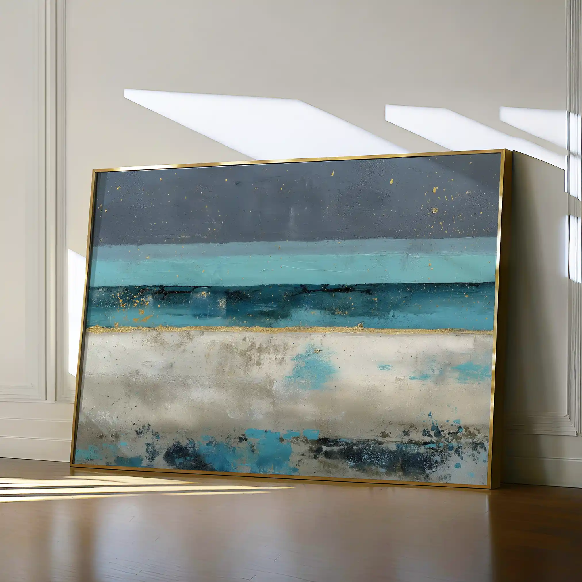 Abstract 1474 Canvas Art 60 x 40 cm / Stretched on hidden frame