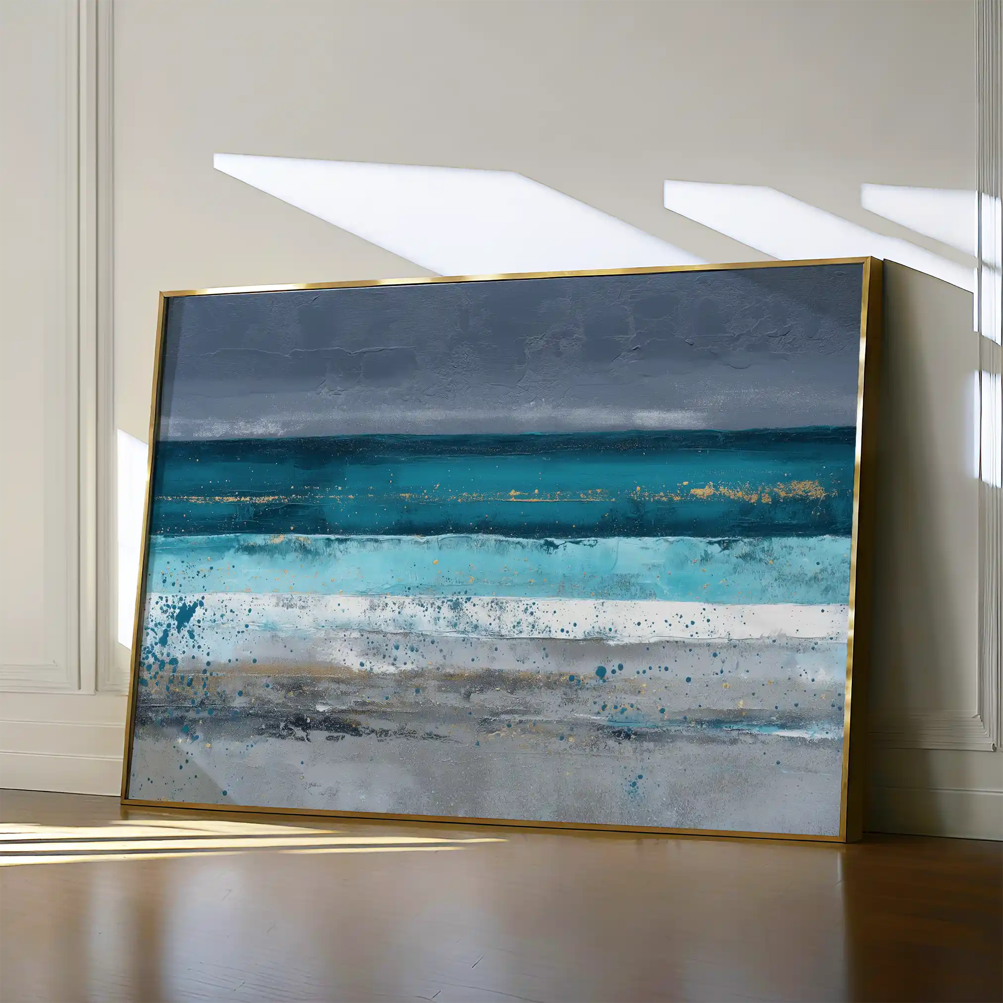 Abstract 1475 Canvas Art 60 x 40 cm / Stretched on hidden frame