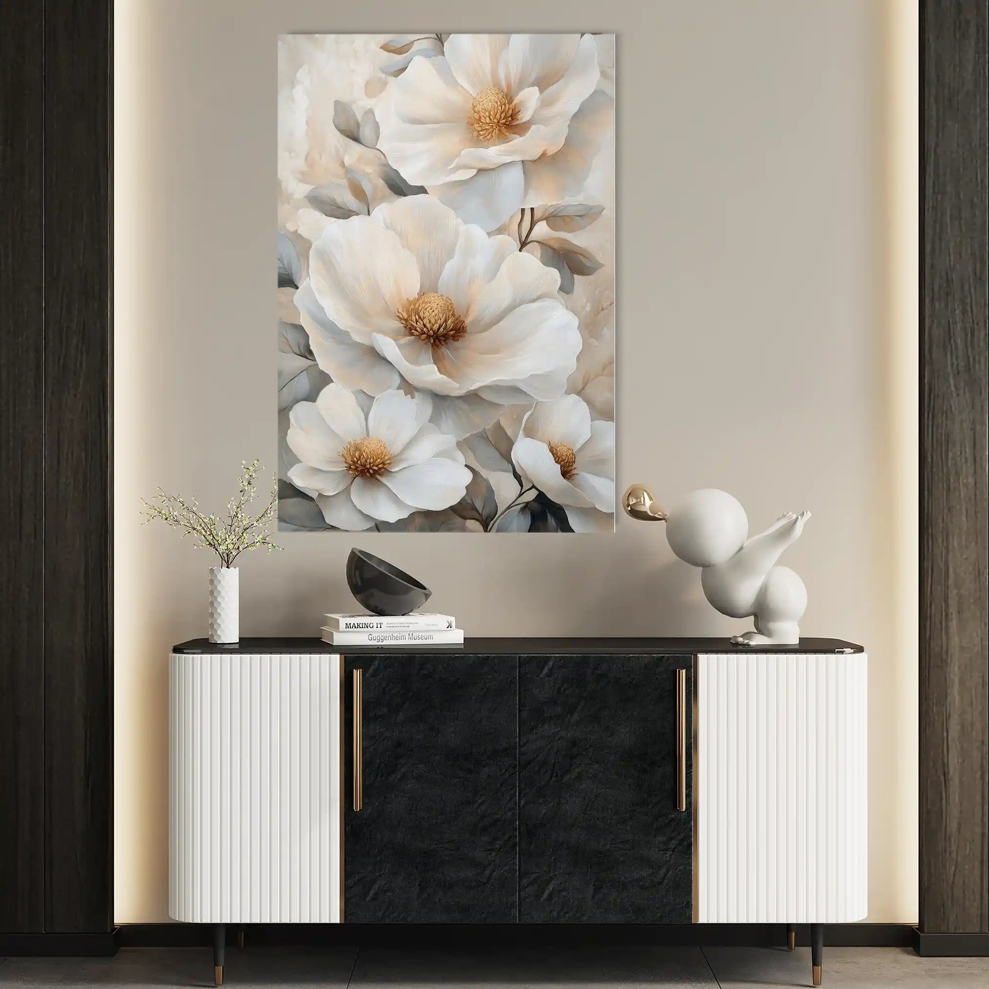 Floral Canvas Wall Art WAD1476-F 90 x 60 cm / Stretched on hidden frame