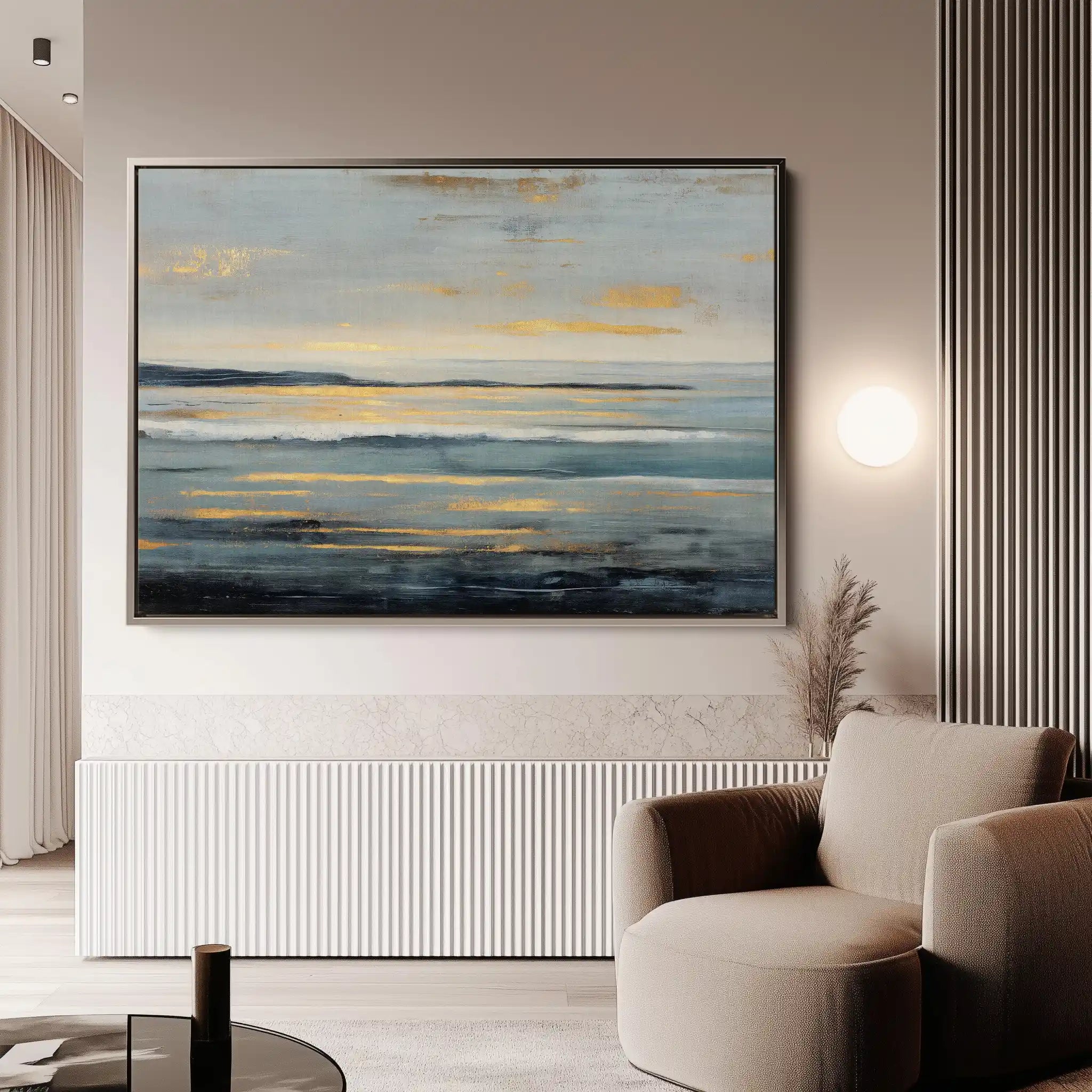 Abstract 1477 Canvas Art 60 x 40 cm / Stretched on hidden frame