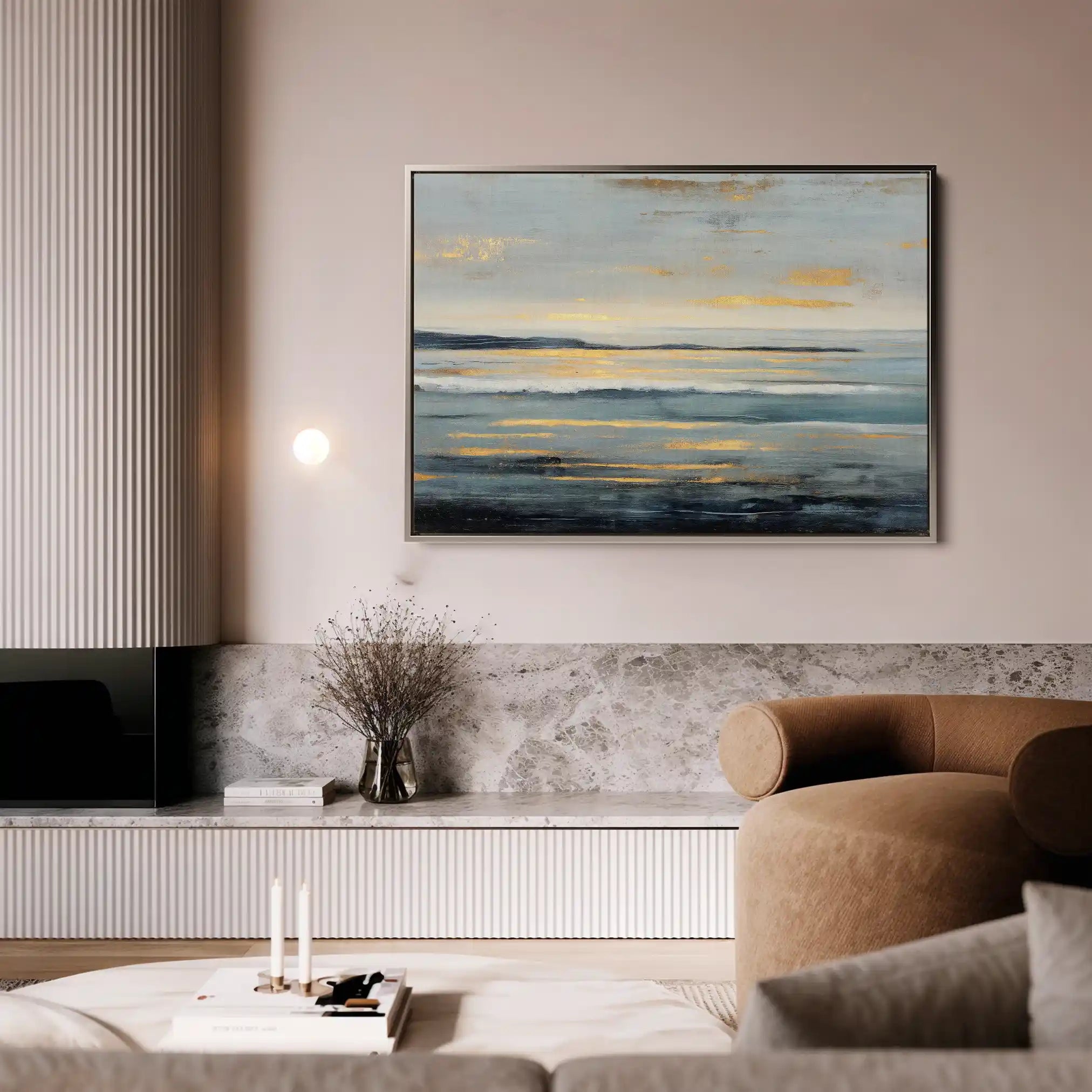 Abstract 1477 Canvas Art 60 x 40 cm / Stretched on hidden frame