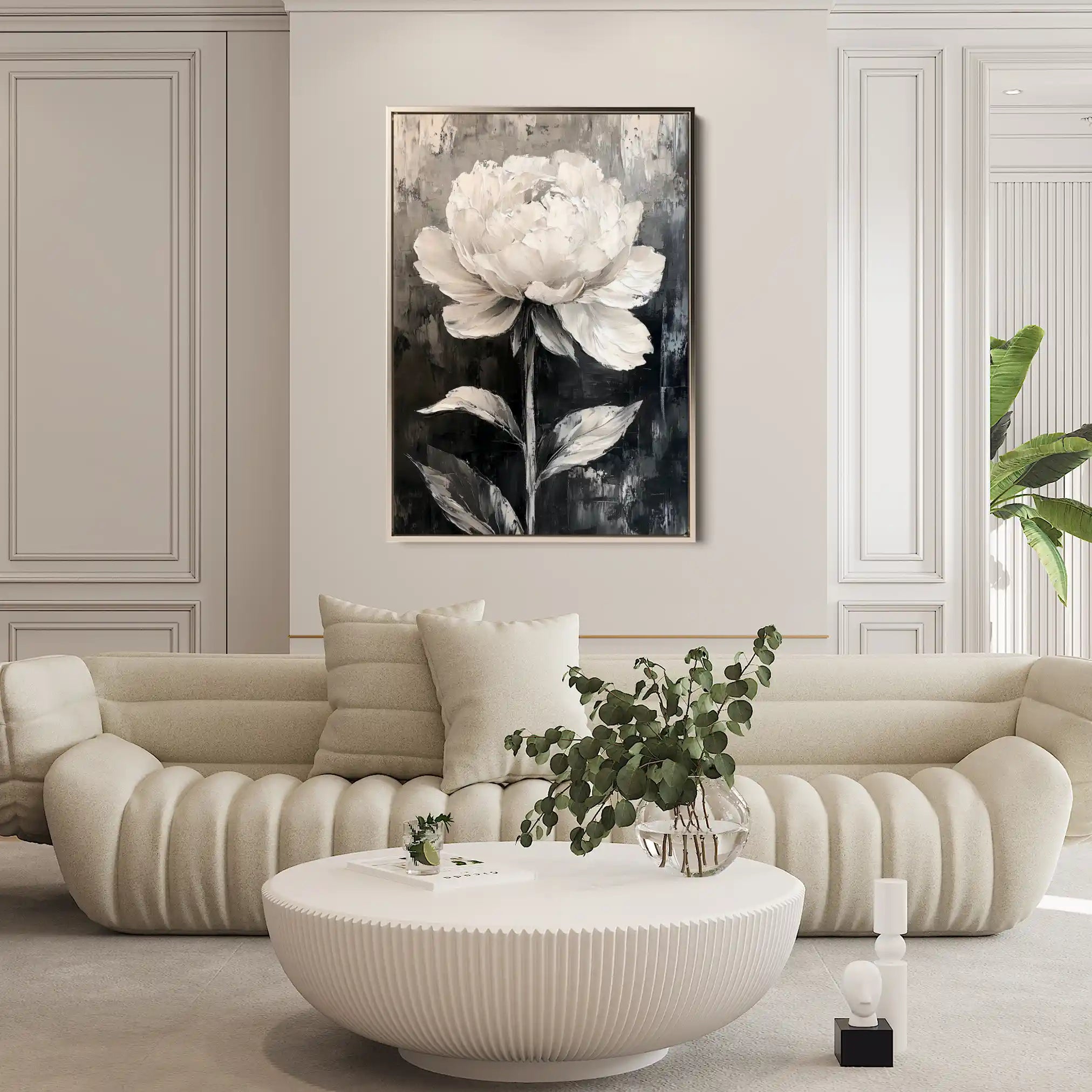 Floral Canvas Wall Art WAD1478-F 90 x 60 cm / Stretched on hidden frame
