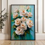 Floral Canvas Wall Art WAD1479-F 90 x 60 cm / Stretched on hidden frame