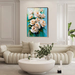 Floral Canvas Wall Art WAD1479-F 90 x 60 cm / Stretched on hidden frame