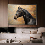 Horses 148 Canvas Art 90 x 60 cm / Stretched on hidden frame
