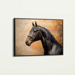 Horses 148 Canvas Art 90 x 60 cm / Stretched on hidden frame