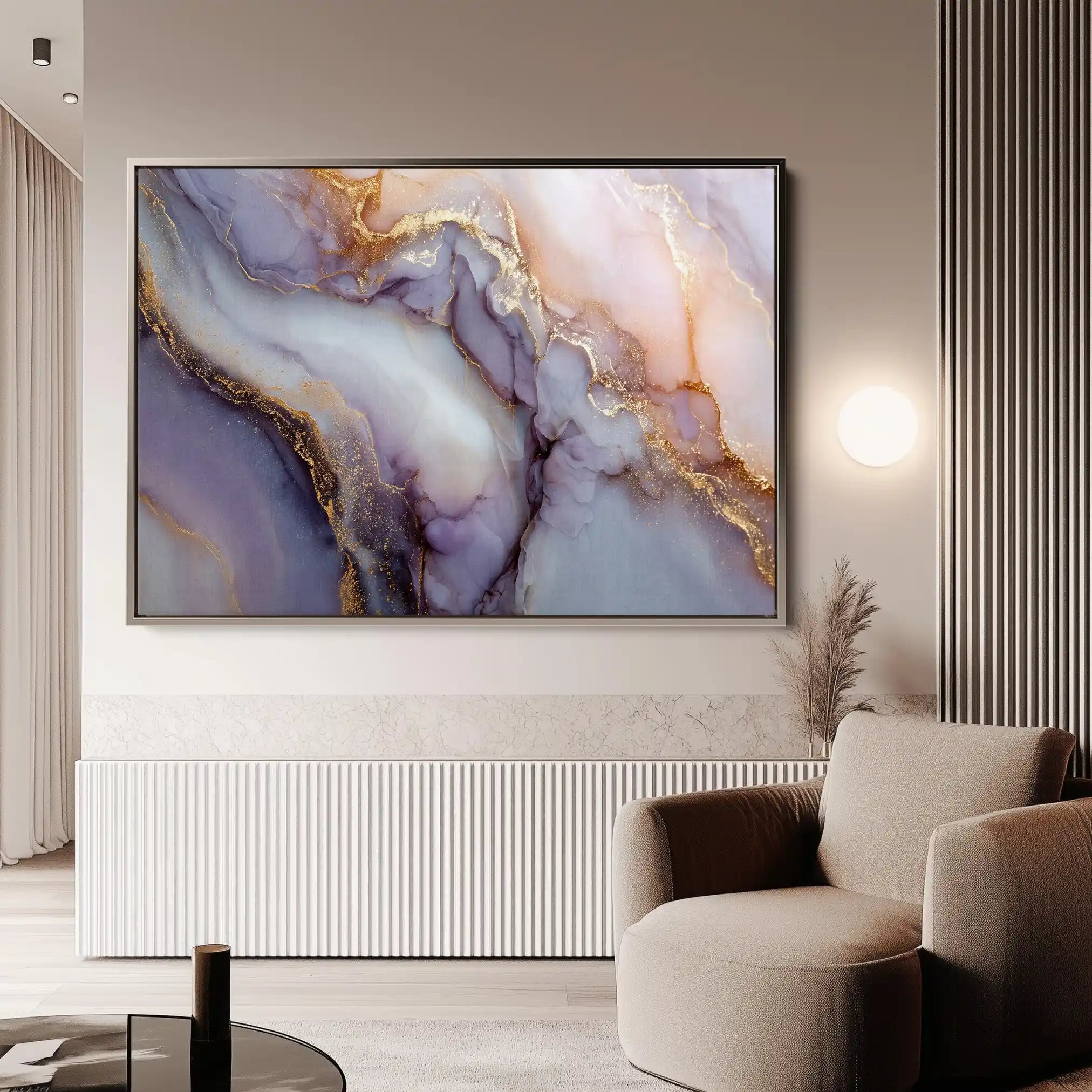 Abstract 1481 Canvas Art 60 x 40 cm / Stretched on hidden frame