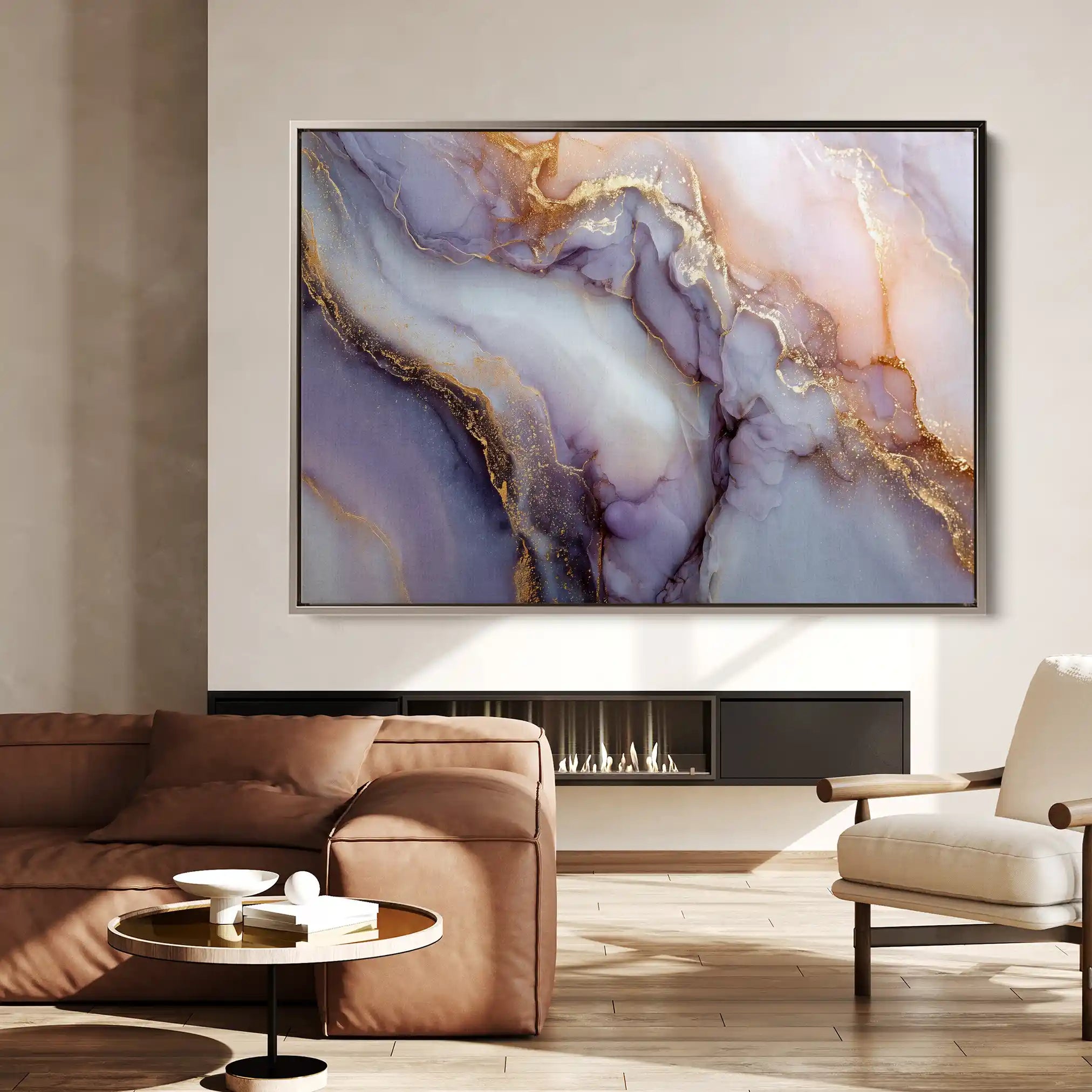 Abstract 1481 Canvas Art 60 x 40 cm / Stretched on hidden frame