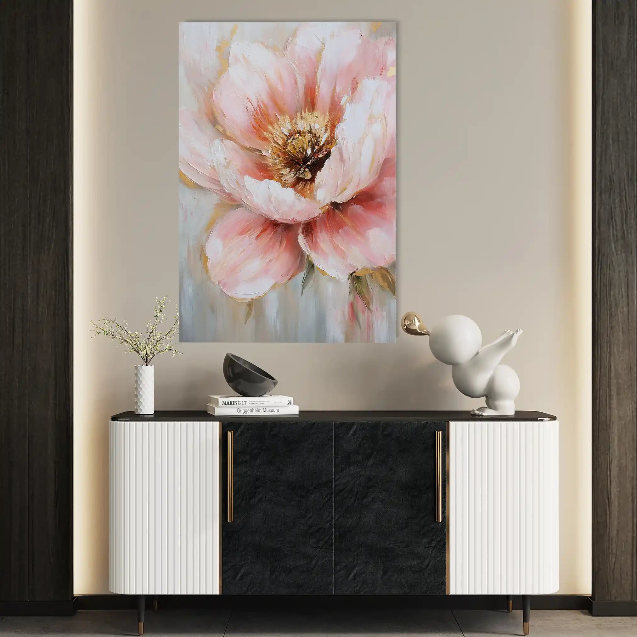 Floral Canvas Wall Art WAD1482-F 90 x 60 cm / Stretched on hidden frame