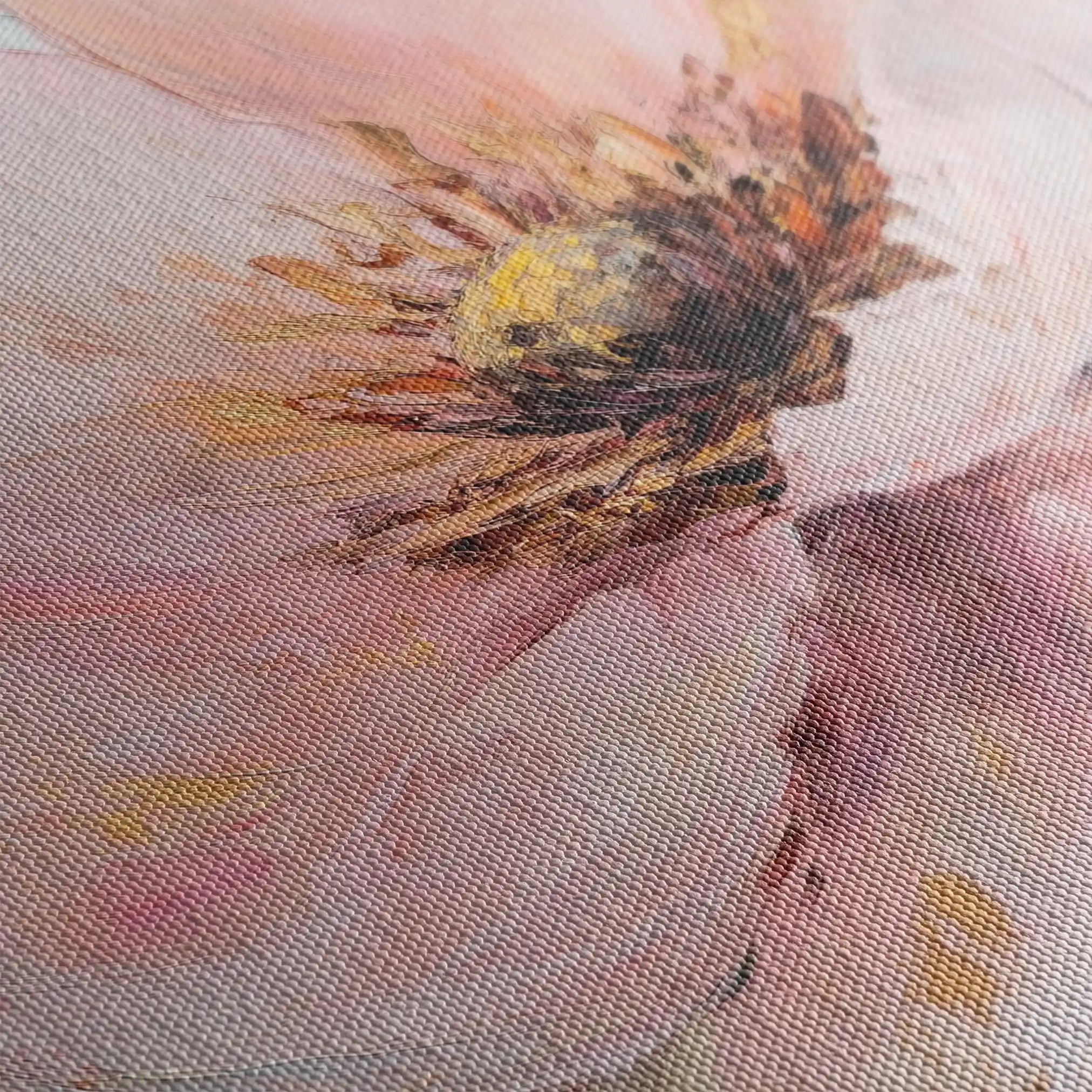 Floral Canvas Wall Art WAD1483-F 90 x 60 cm / Stretched on hidden frame