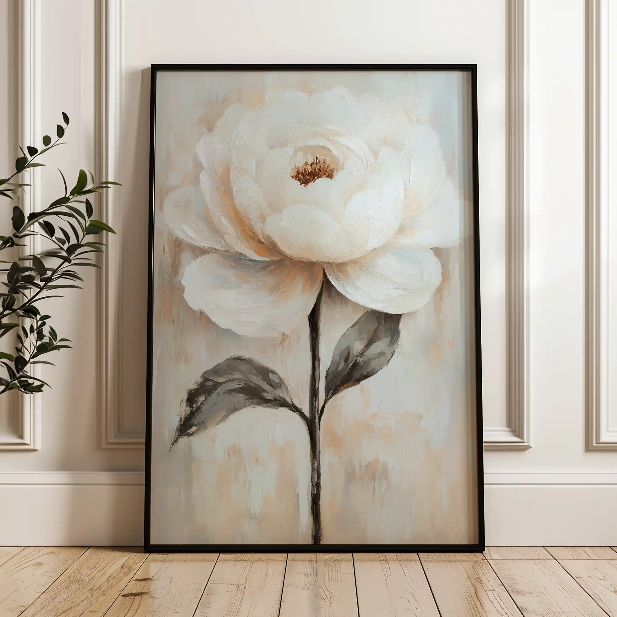 Floral Canvas Wall Art WAD1486-F 90 x 60 cm / Stretched on hidden frame
