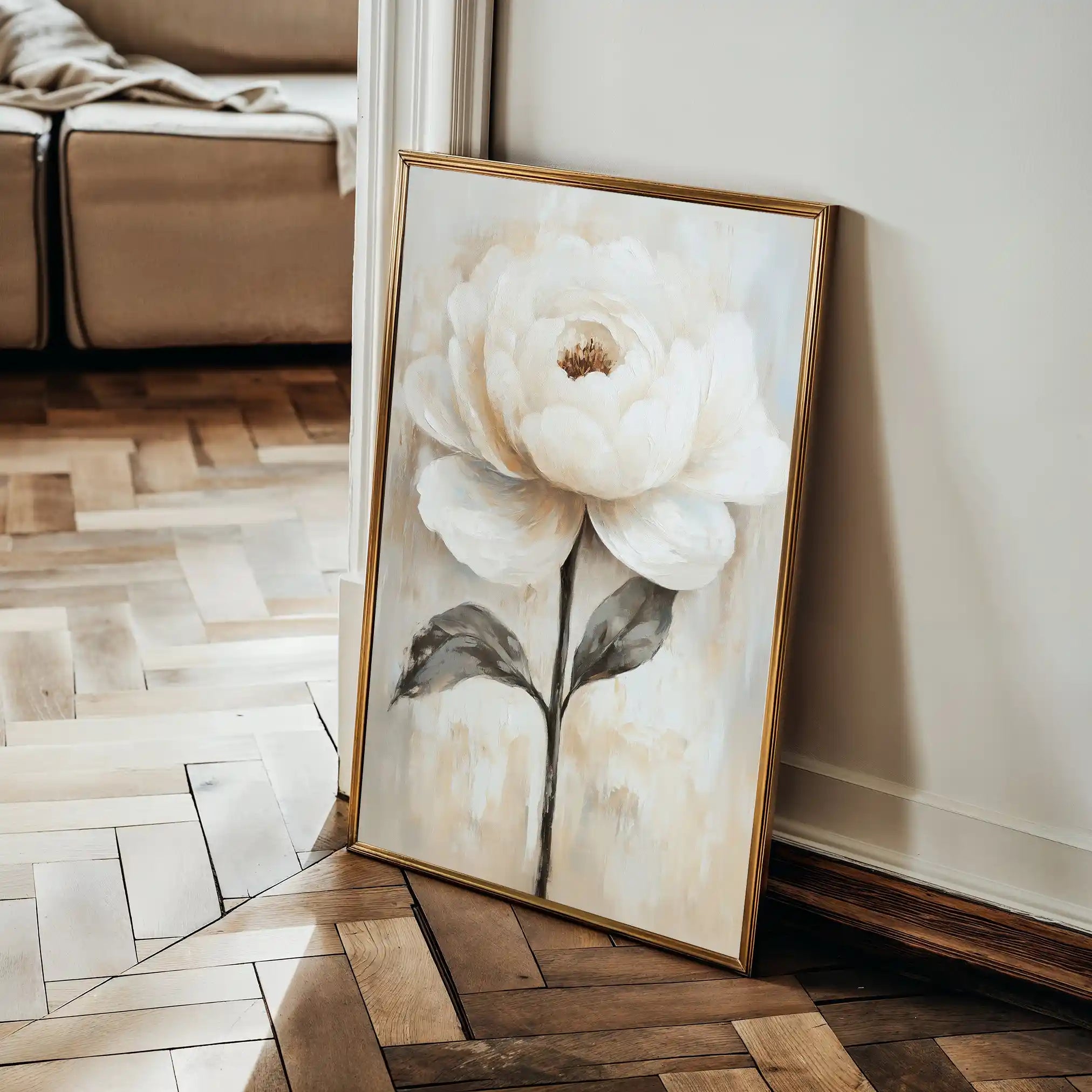 Floral Canvas Wall Art WAD1486-F 90 x 60 cm / Stretched on hidden frame